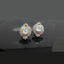 Vintage Gold-Plated Crystal Earring