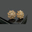 Luxury Floral Crystal Earrings - Silver & Gold Variants - Rs 2550