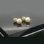 Radiant Cubic Zirconia Round Cut Pearl Drop Earring