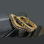 Exquisite Traditional Square Shape Gold Bangle