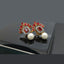 Elegant Pearl Drop Gold Plated Earrings