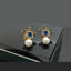 Elegant Pearl Drop Gold Plated Earrings