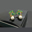 Elegant Pearl Drop Gold Plated Earrings