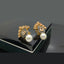 Elegant Pearl Drop Gold Plated Earrings