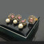 Traditional Gold-Plated Pearl and Crysals Locket Set