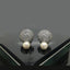 Elegant Pearl and Crystal Ball Stud Earrings