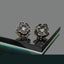 Elegant Flower-Shaped Crystal Stud Earrings