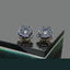 Elegant Flower-Shaped Crystal Stud Earrings