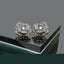 Elegant Flower-Shaped Crystal Stud Earrings