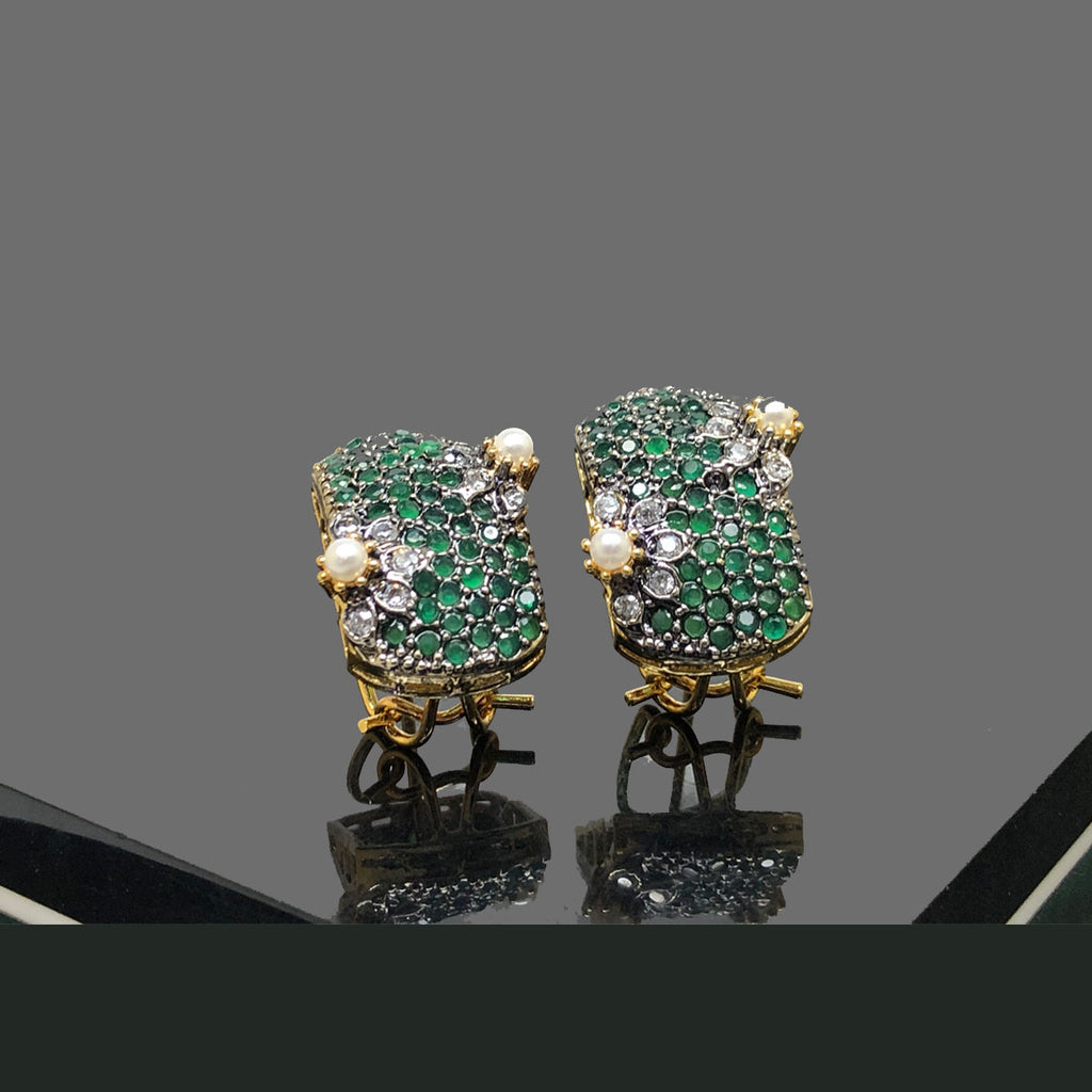 Royal Earrings with Gold-Plated Finish