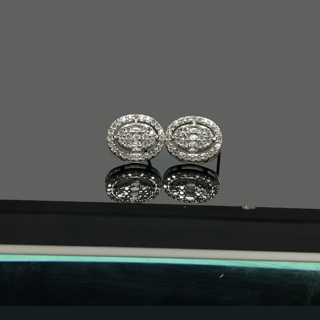 Exquisite Cubic Zirconia Tops with Halo and Round Cuts