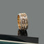 Luxury Cubic Zirconia (CZ) Band Ring - Gold Finish