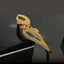 Luxurious Champagne Gem American Diamond Kara Bracelet