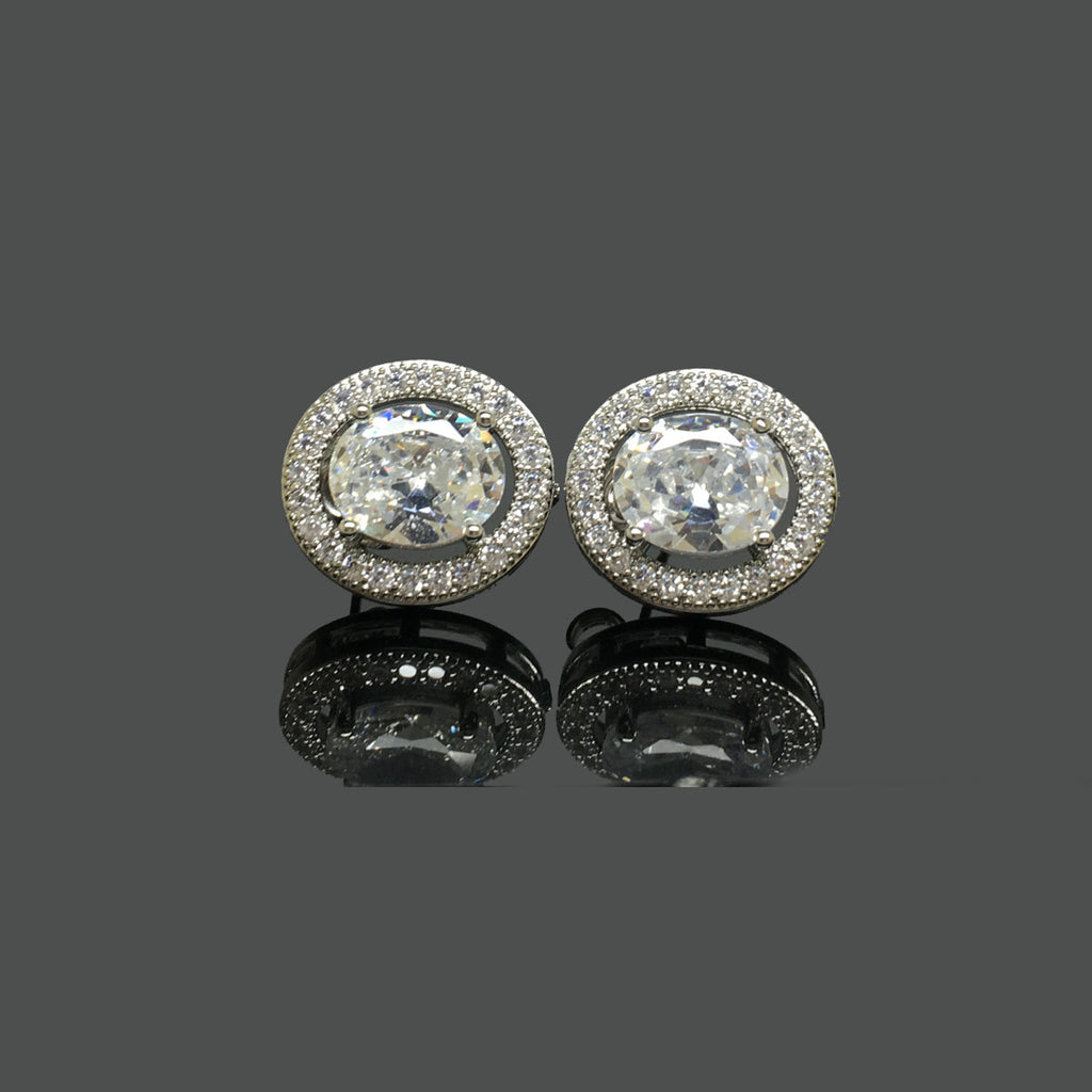 Classic Round Cubic Zirconia Studs for Everyday Wear